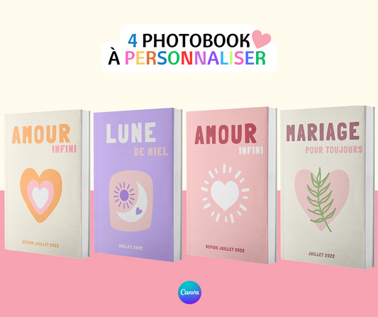 Modèles d'albums photos couple