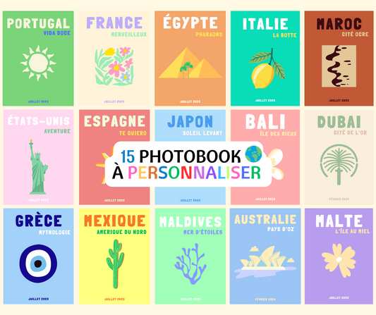 15 Modèles d'albums photos Monde