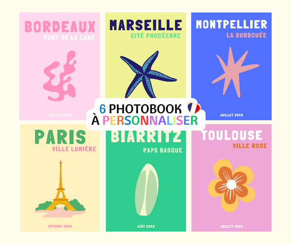 6 Modèles d'albums photos France