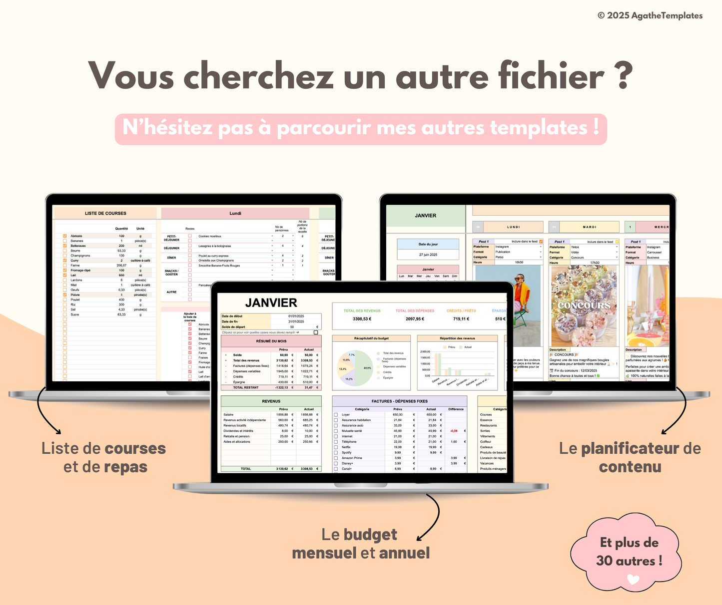 Inventaire et stock alimentaire, garde-manger