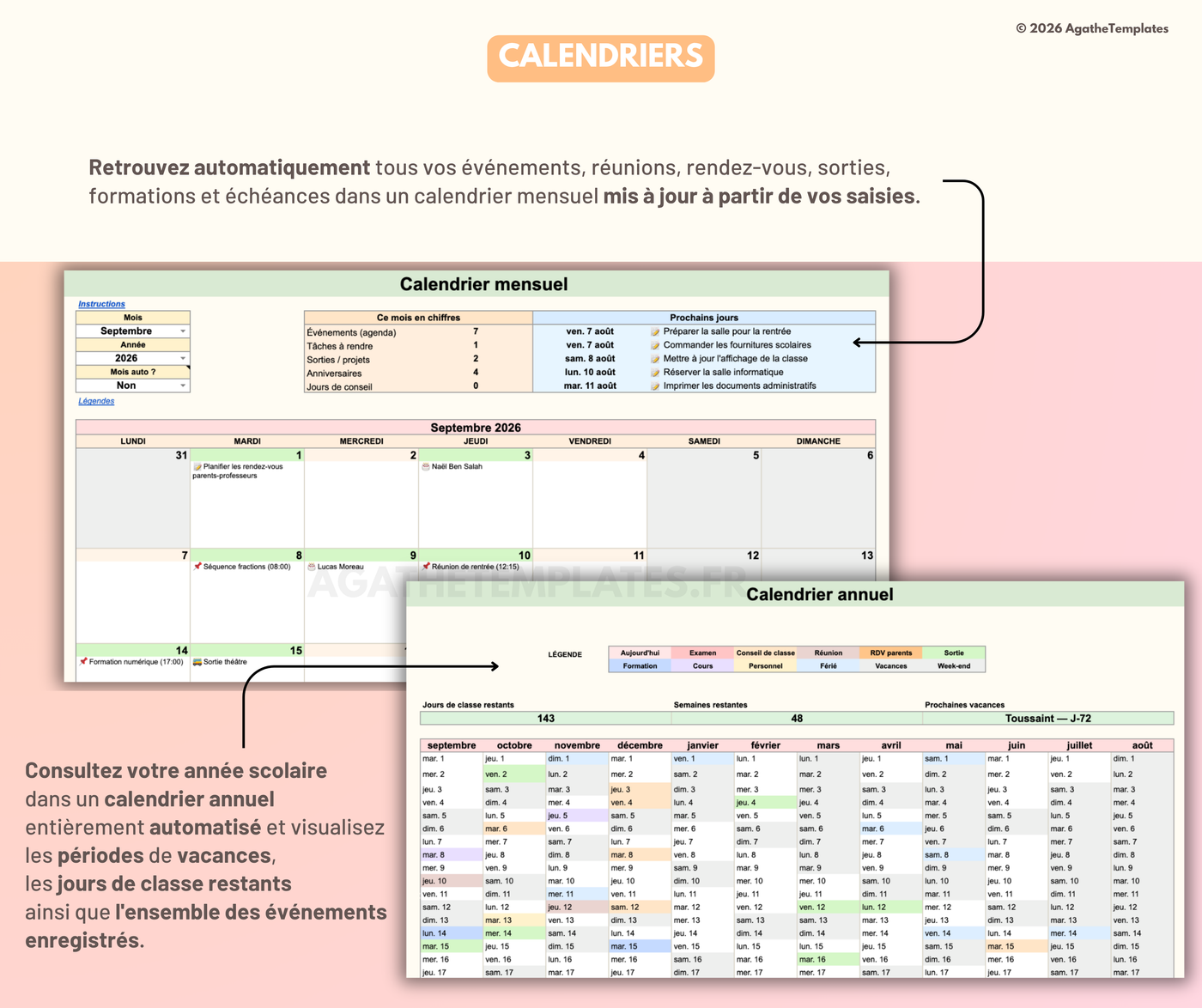 Planificateur enseignant