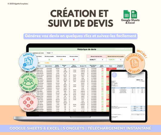 Création et suivi de devis