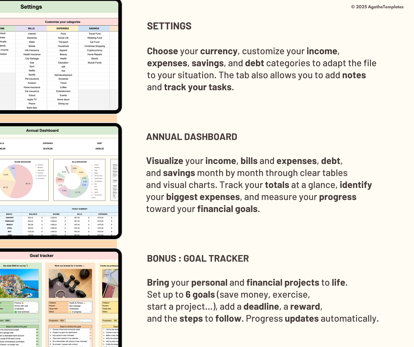 Annual and Monthly Budget