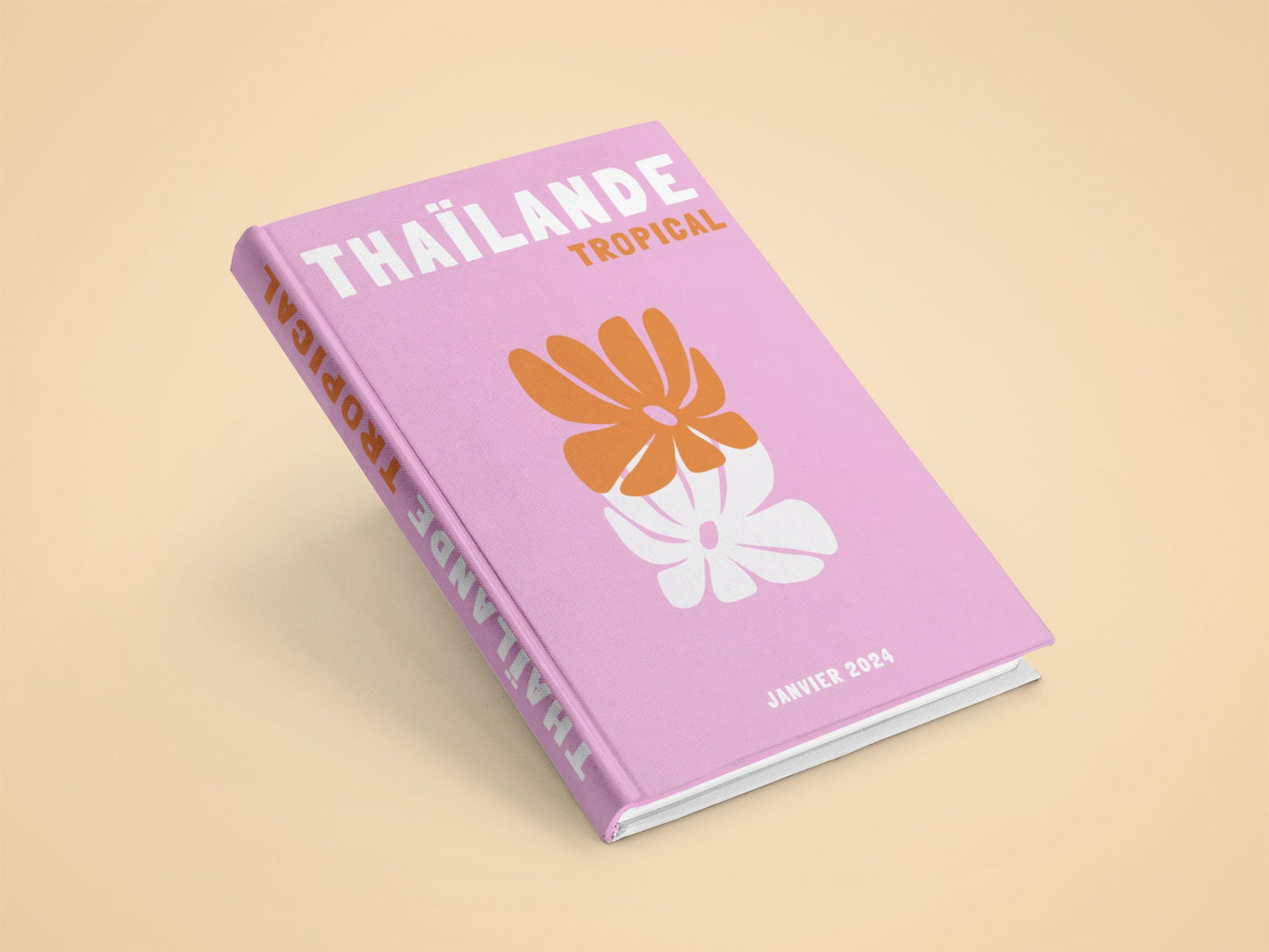 Modèle de Livre album Photo Imprimé Thailande - Photobook de voyage personnalisable sur Canva. Décoration de Maison Cadeau Personnalisé.