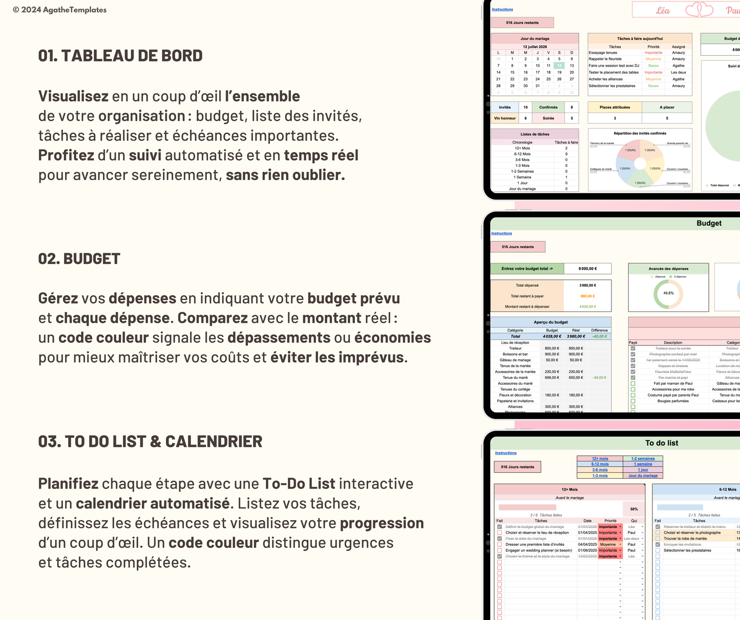 Planificateur de mariage