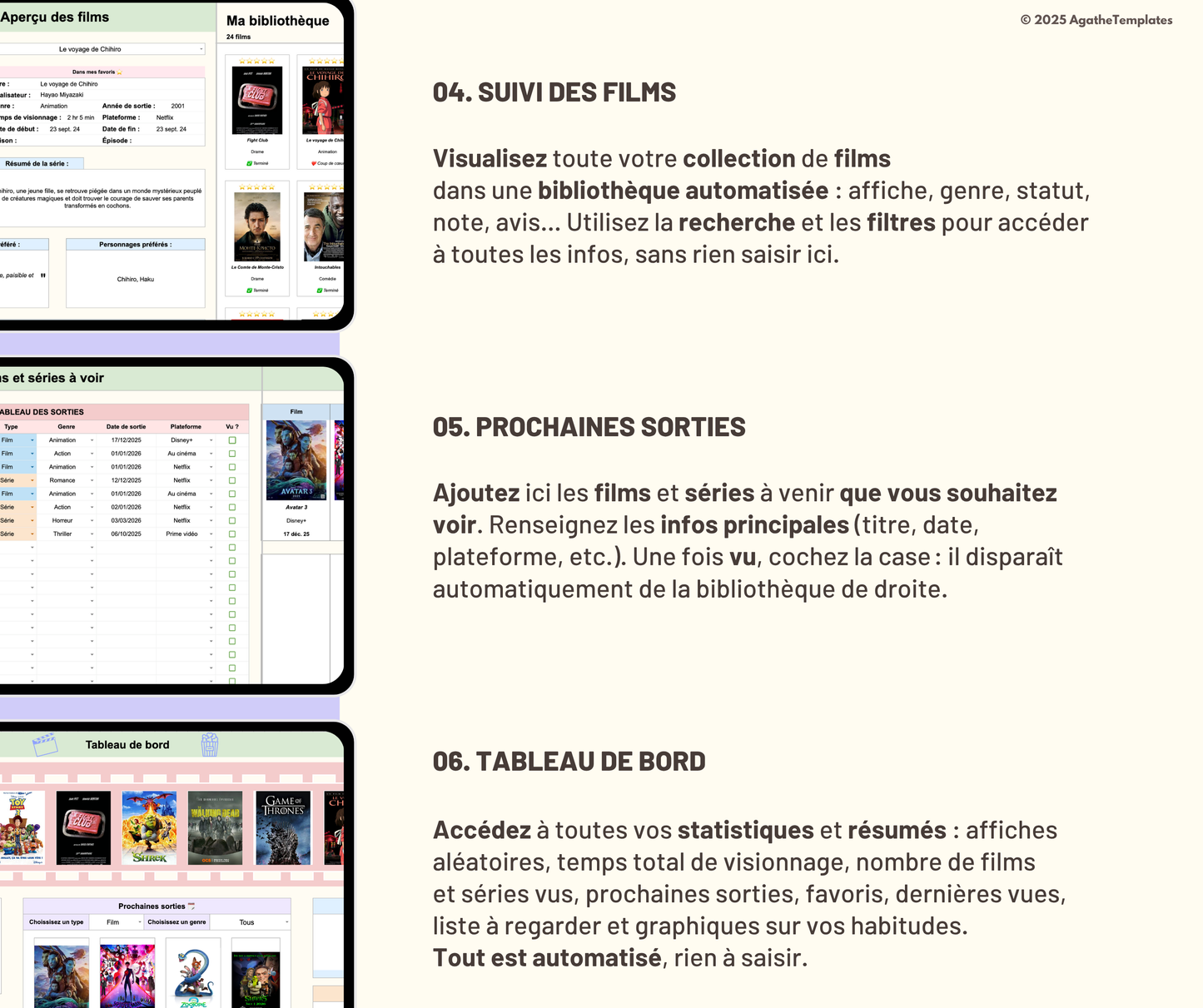 Suivi de films et de séries