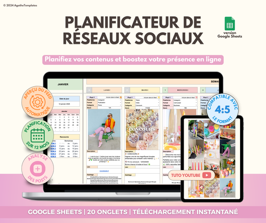 Planificateur de contenu réseaux sociaux