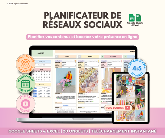 Planificateur de contenu réseaux sociaux
