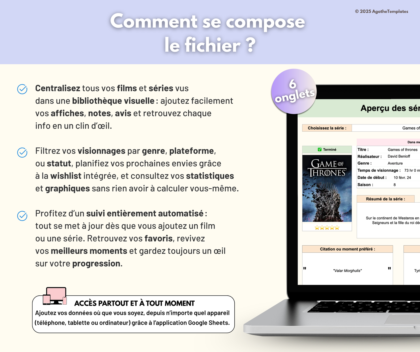 Suivi de films et de séries