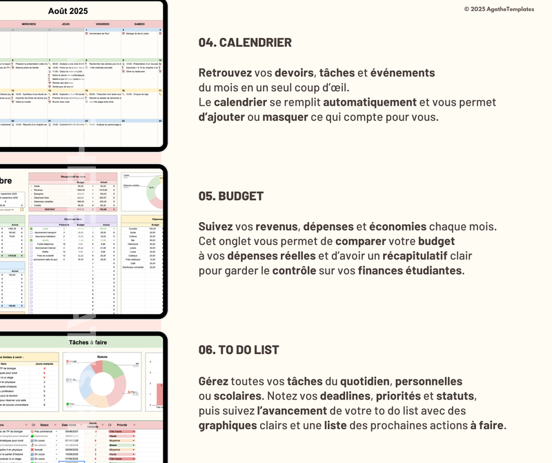 Planificateur étudiant