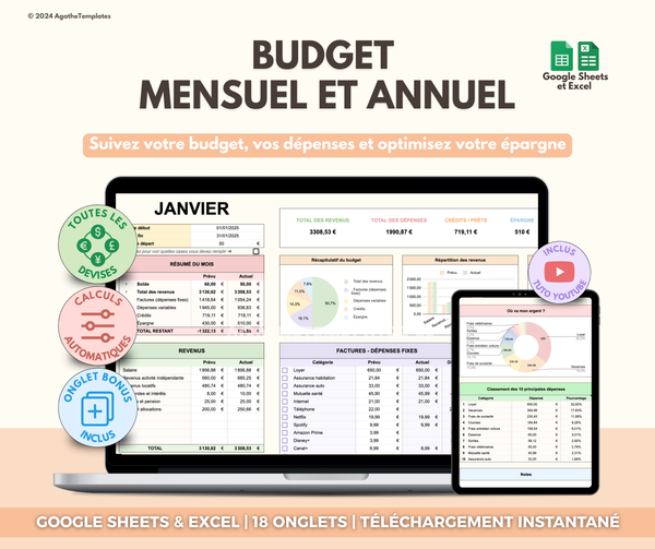 Budget Mensuel et Annuel