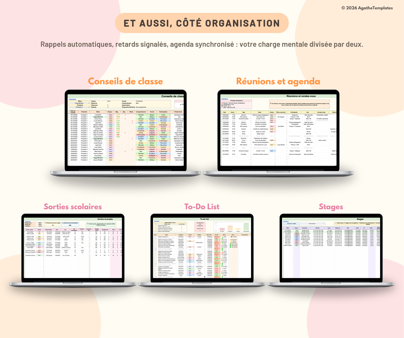 Planificateur enseignant