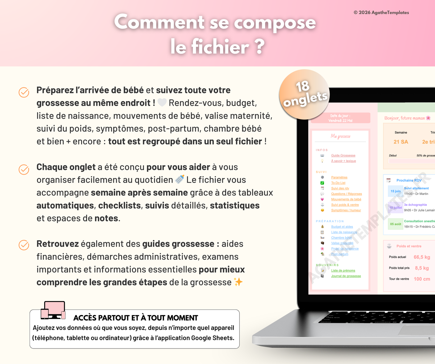 Planificateur de grossesse