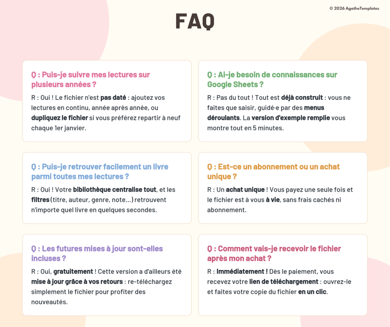 Suivi et journal des lectures, book tracker