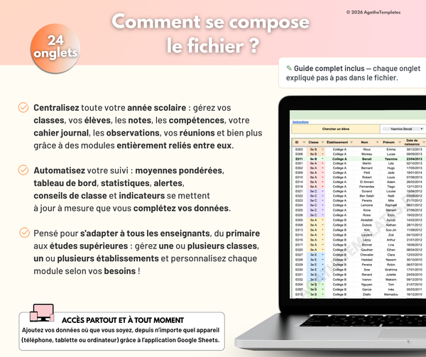Planificateur enseignant