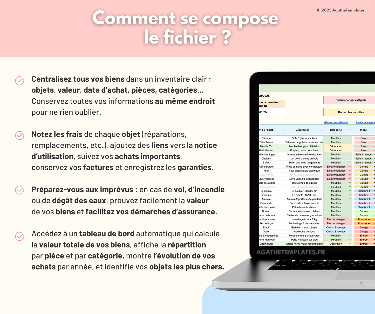 Inventaire de la maison