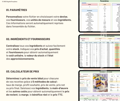 Calculateur de prix nourriture