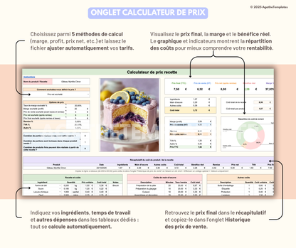 Calculateur de prix nourriture