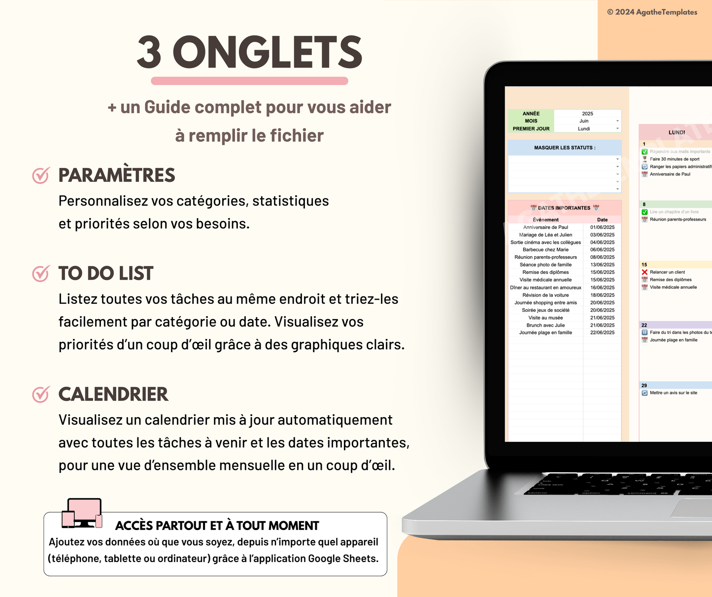 To Do List et calendrier automatisé