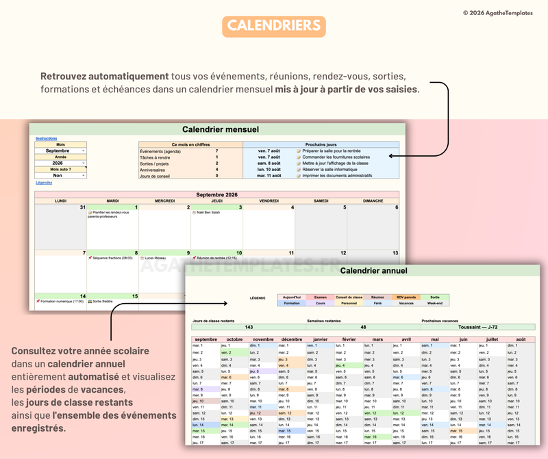 Planificateur enseignant