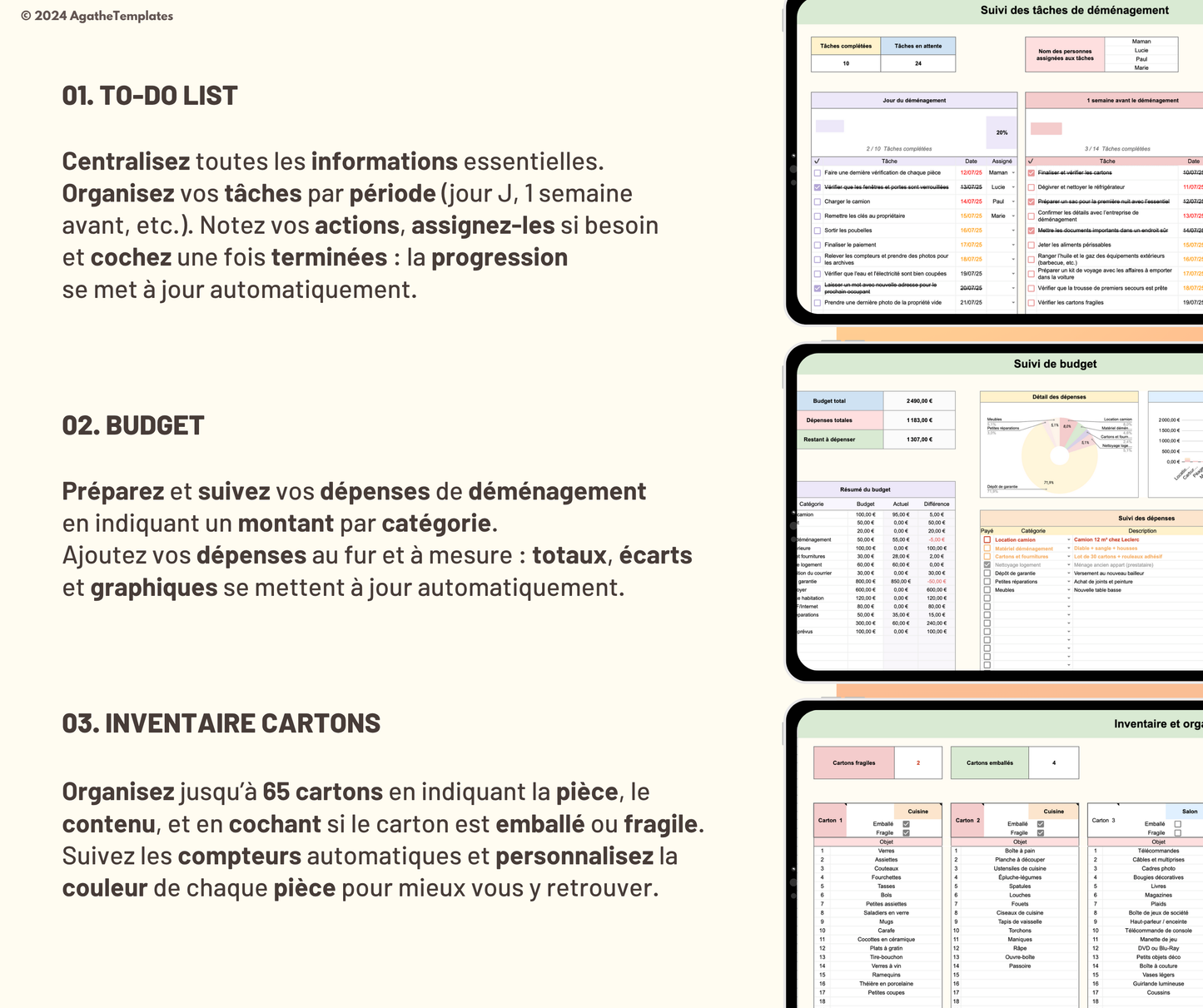 Planificateur de déménagement