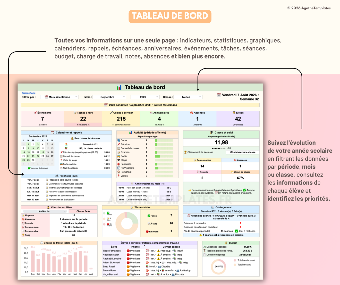 Planificateur enseignant