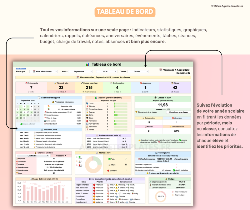 Planificateur enseignant