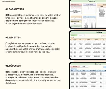 Suivi de recettes et dépenses