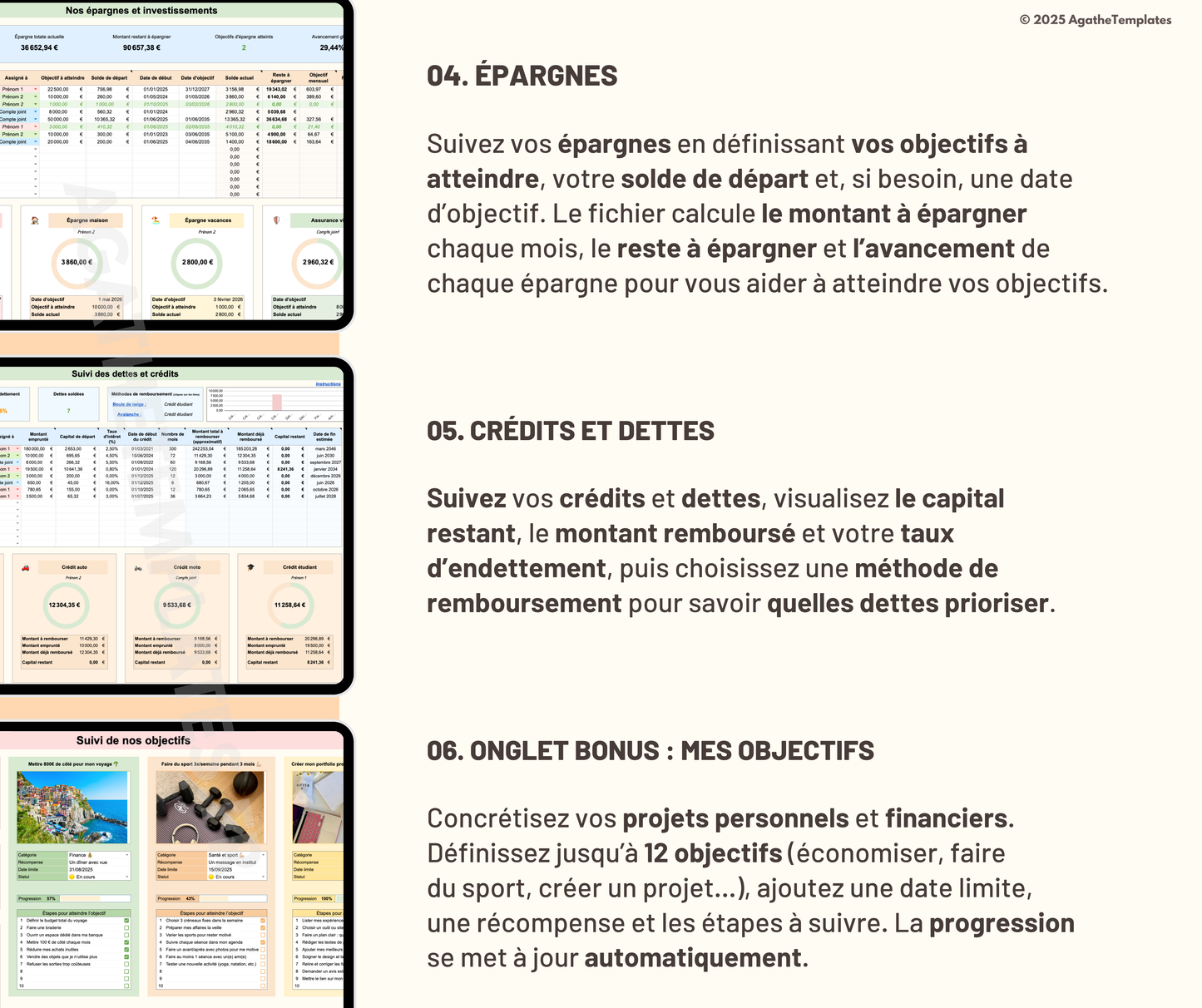 Budget Couple mensuel et annuel