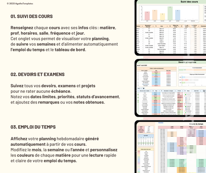 Planificateur étudiant