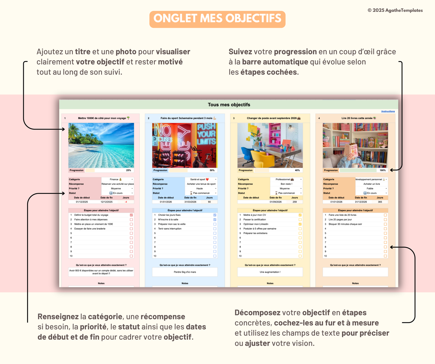 Goal Planner - Suivi des objectifs