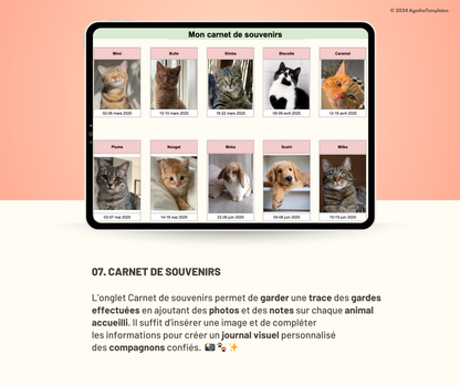 Suivi de pet-sitting