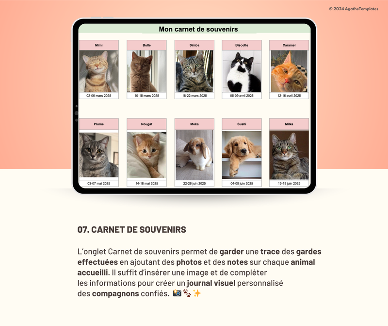 Suivi de pet-sitting