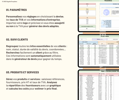 Création et suivi de devis
