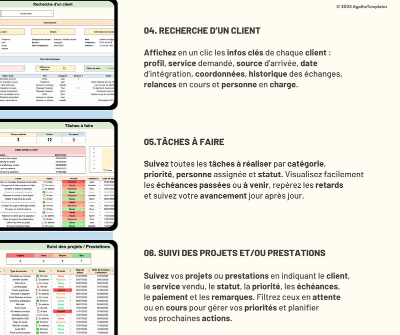 Base de données clients
