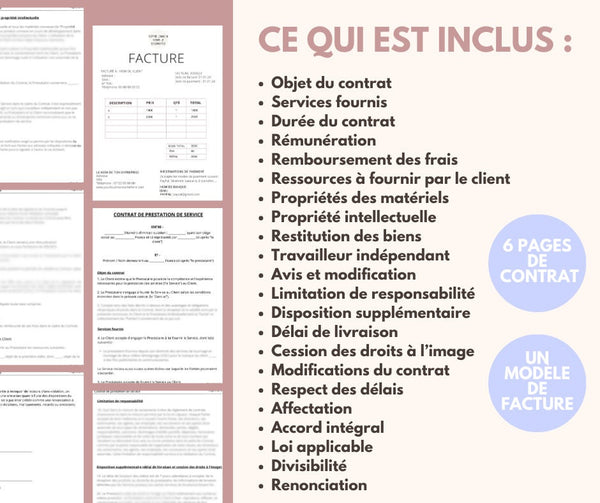Modèle de contrat UGC français