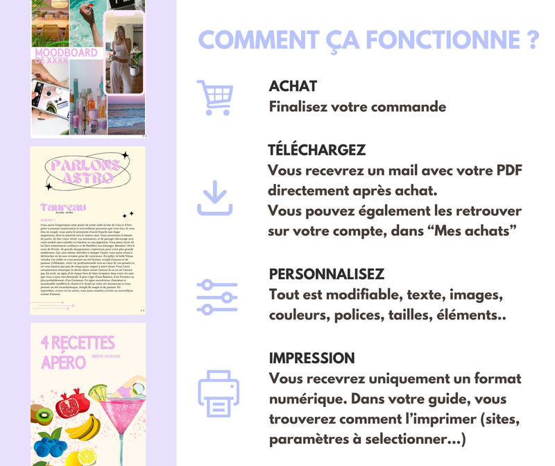 Modèle de Magazine à personnaliser dans Canva pour ses amis, bestie, bff, couple, anniversaire, mariage. Magazine amitié, astrologie, jeux..