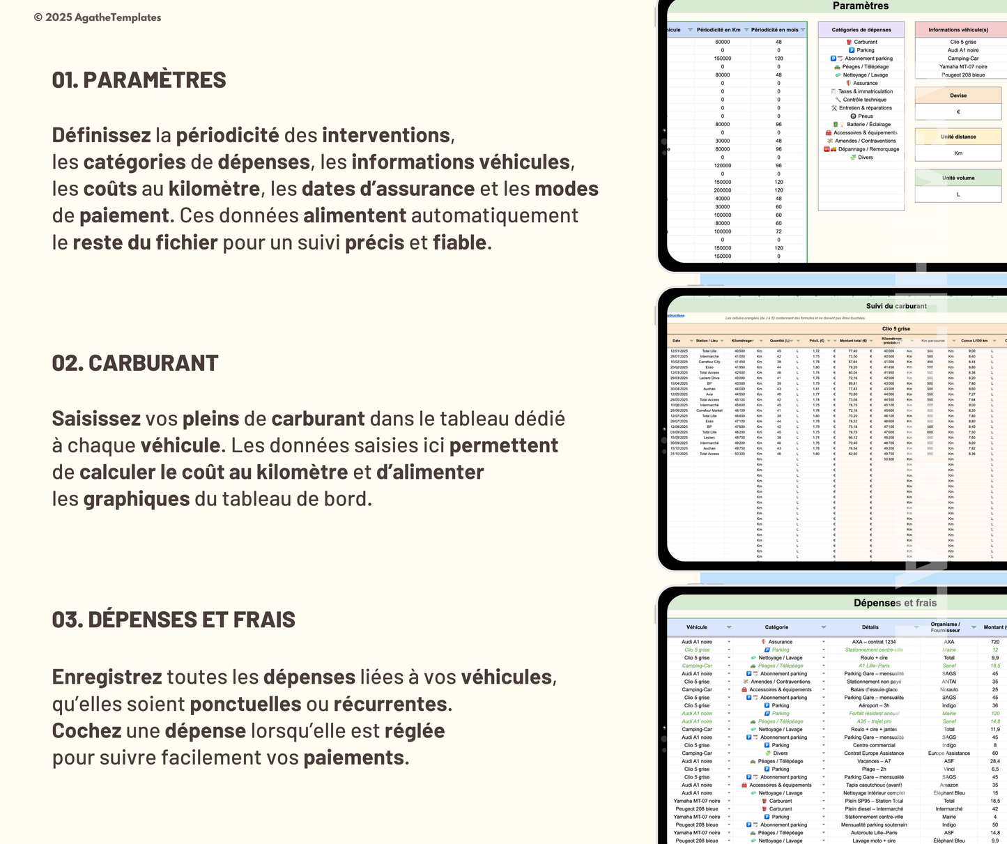 Suivi véhicules et entretien