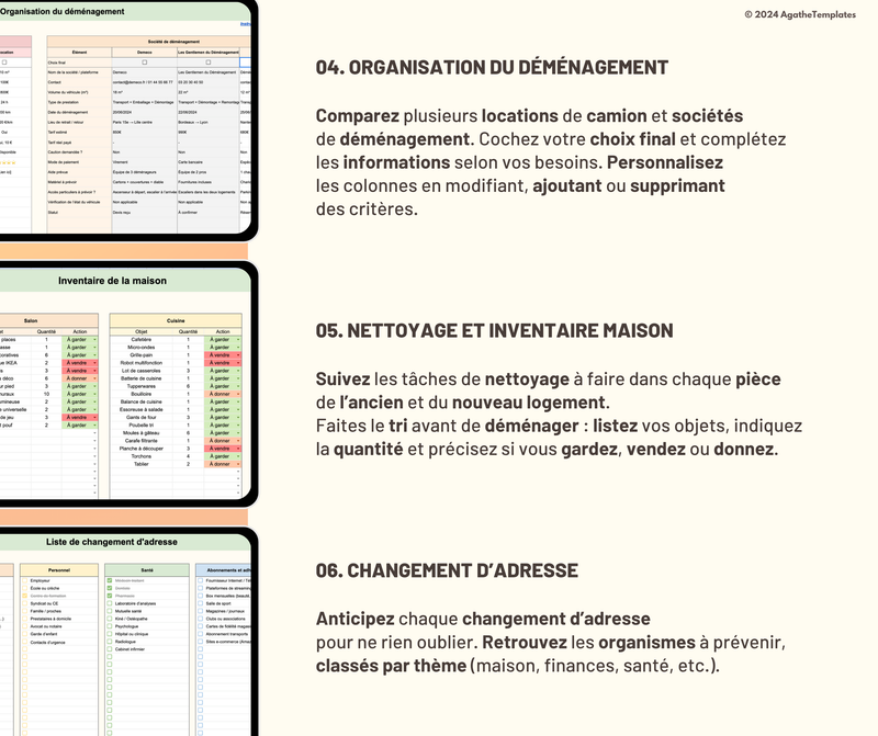 Planificateur de déménagement