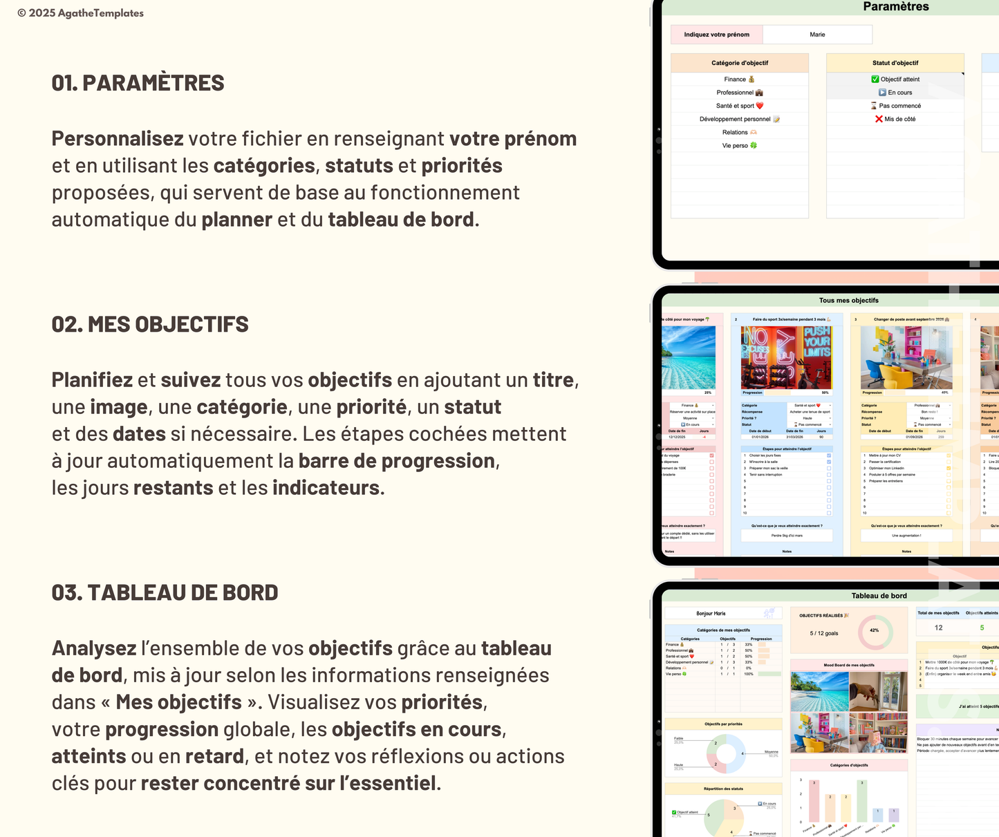Goal Planner - Suivi des objectifs