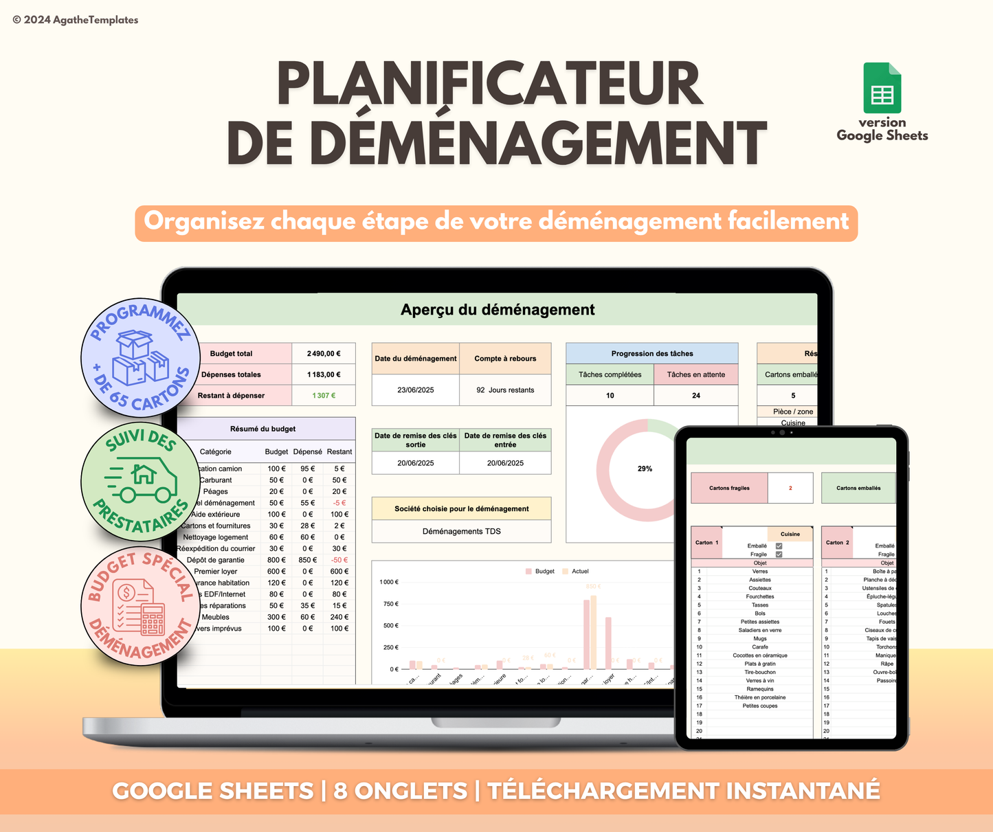 Planificateur de déménagement