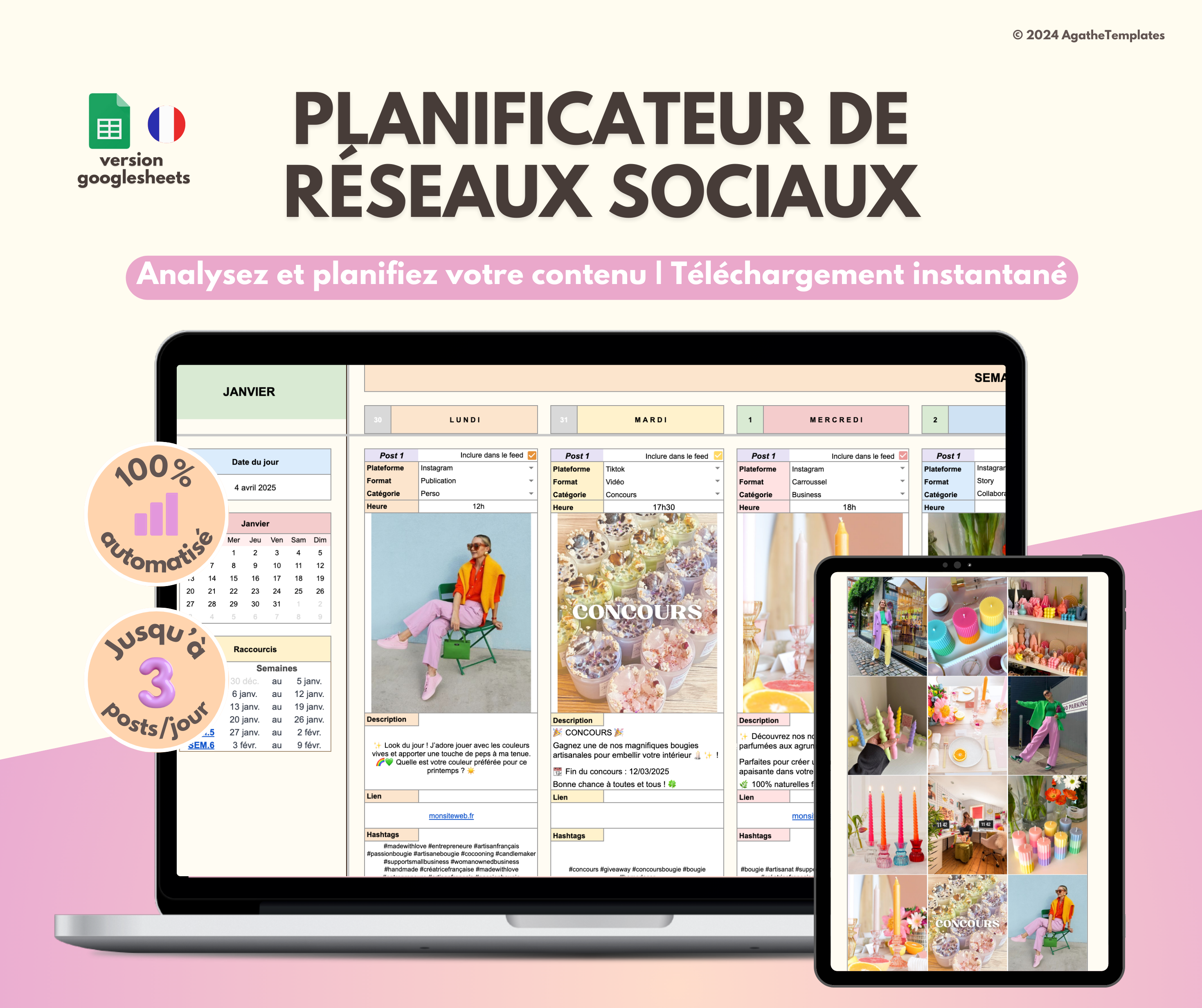 AgatheTemplates Tableurs Et Templates Personnalisables Agathe Templates AgatheTemplates Tableurs Et Templates Personnalisables Agathe Templates