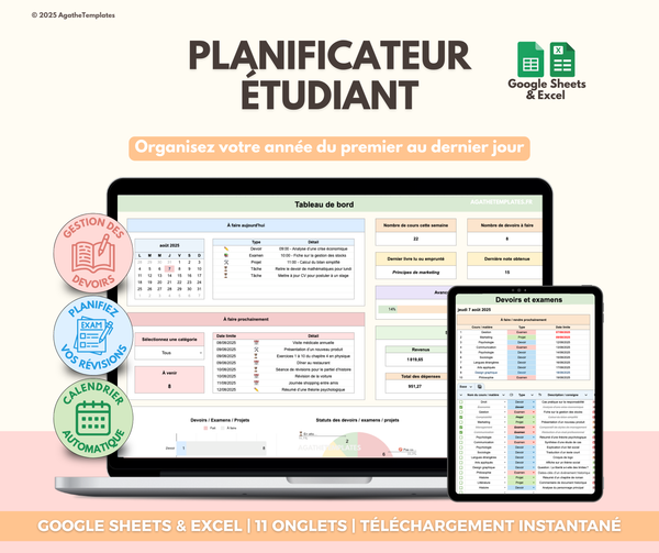 Planificateur étudiant