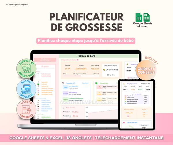 Planificateur de grossesse