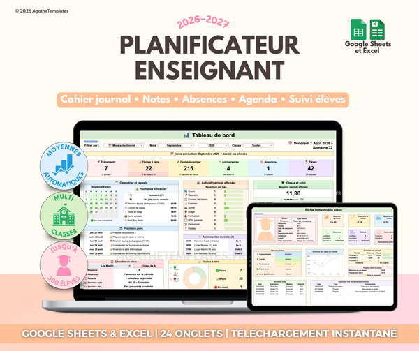 Planificateur enseignant