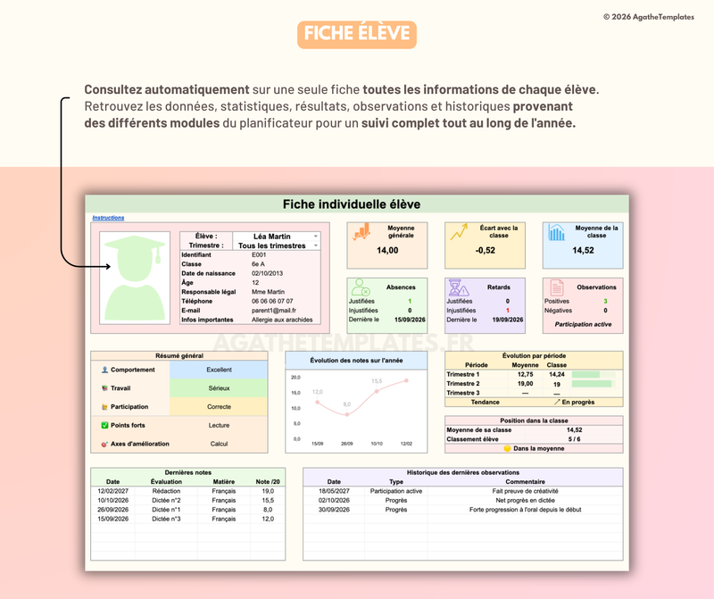 Planificateur enseignant