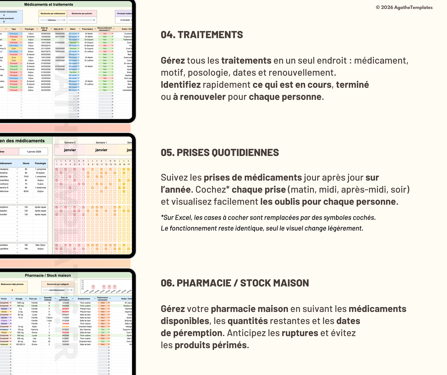 Suivi santé perso ou famille