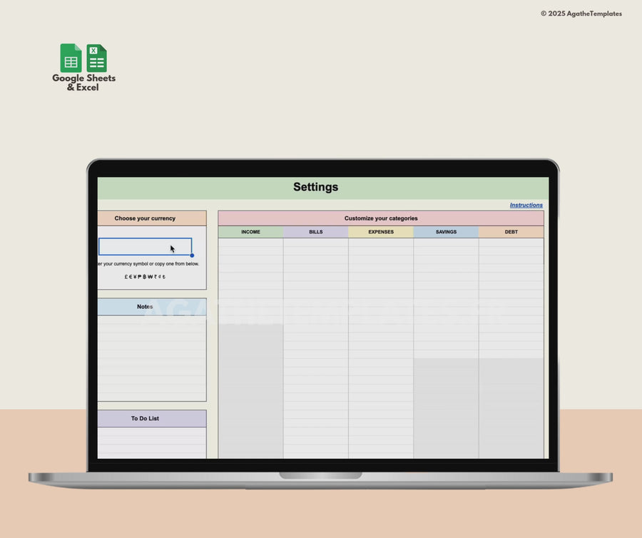 Annual and Monthly Budget