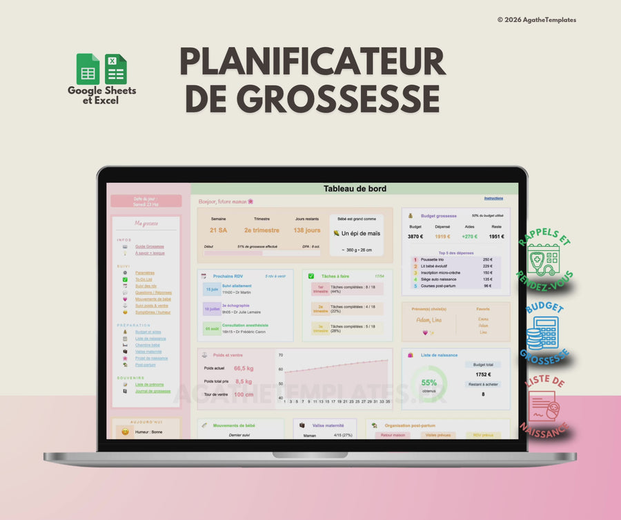 Planificateur de grossesse