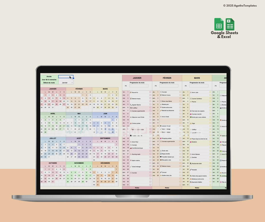 Planning annuel